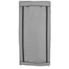 Primematik - Armario Ropero Guardarropa De Tela Desmontable 70 X 45 X 155 Cm Gris Con Puerta Enrollable Dx01300