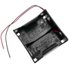 Bematik - Portapilas Plano Para 2 Pilas D Lr20 R20 De 1.5v Et02600