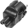 Bematik - Adaptador De Conector Iec-60320 C5 A Schuko Fe02100