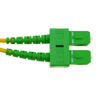 Bematik - Cable De Fibra Óptica Lc/pc A Sc/apc Monomodo Duplex 9/125 De 1 M Fk00200