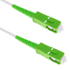 Bematik - Cable De Fibra Óptica Sc/apc A Sc/apc Monomodo Simplex 9/125 De 1 M Os2 Blanco Fk08200