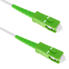 Bematik - Cable De Fibra Óptica Sc/apc A Sc/apc Monomodo Simplex 9/125 De 10 M Os2 Blanco Fk08600