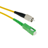 Bematik - Cable De Fibra Óptica Fc/pc A Sc/apc Monomodo Simplex 9/125 De 50 Cm Os2 Fl02100