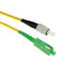 Bematik - Cable De Fibra Óptica Fc/pc A Sc/apc Monomodo Simplex 9/125 De 1 M Os2 Fl02200