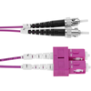 Bematik - Cable De Fibra Óptica De St A Sc Multimodo (mm) Duplex Om4 De 2m Fp05300