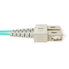 Bematik - Cable De Fibra Óptica Om4 Multimodo Mmf Duplex 50µm/125µm St-sc De 25m Fp06000