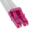 Bematik - Cable De Fibra Óptica Om4 Multimodo Mmf Duplex 50µm/125µm Lc-st De 50cm Fp07100