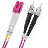 Bematik - Cable De Fibra Óptica Om4 Multimodo Mmf Duplex 50µm/125µm Lc-st De 50cm Fp07100