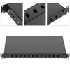 Bematik - Patch Panel De Fibra Óptica 1u Negro De 12 Sc Simplex O 12 Lc Duplex Fq00100