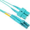 Bematik - Cable Om3 De Fibra Óptica Lc A Sc Multimodo Duplex 50/125 De 3m Fy08400