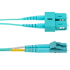 Bematik - Cable Om3 De Fibra Óptica Lc A Sc Multimodo Duplex 50/125 De 3m Fy08400