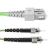 Bematik - Cable De Fibra Óptica Om5 Multimodo Duplex 50µm/125µm St/pc A Sc/pc 100gb De 2 M Gc05300