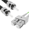 Bematik - Cable De Fibra Óptica Om5 Multimodo Duplex 50µm/125µm St/pc A Sc/pc 100gb De 3 M Gc05400