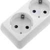 Bematik - Regleta De Enchufes 6 Schuko 16a 230v Blanca Con Cable De 3m Ia02600