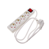 Bematik - Regleta De Enchufes 4 Schuko 16a 230v Blanca Con Interruptor Y Cable De 1.5m Ia03300
