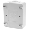 Bematik - Base De Superficie Estanca Ip54 10a 250v Con Interruptor Conmutador Led Ie00800