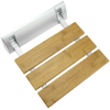 Primematik - Asiento De Ducha Abatible. Silla Plegable Para Ancianos De Madera Bambú Y Aluminio 320x328mm Kd08200