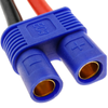 Bematik - Cable T Plug Macho A Ec3 Hembra De 10cm 14awg Carga Y Fuente Alimentación Km04800