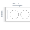 Bematik - Rollo Bobina De 1000 Etiquetas Adhesivas Compatibles Con Brother Dk-11218 24mm Rendonda 10-pack Kt01300