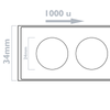 Bematik - Rollo Bobina De 1000 Etiquetas Adhesivas Compatibles Con Brother Dk-11218 24mm Rendonda Kt06300