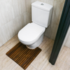 Primematik - Tarima Para Wc Y Baño Cuadrada 51 X 51 Cm De Madera De Teca Certificada Kz06100