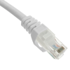 Bematik - Cable De Red Ethernet Cat. 6a Utp De 0,5 M De Color Blanco Lj06200