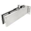 Primematik - Pernio Y Bisagra Fija Superior De Aluminio Para Puerta De Cristal Para Cierrapuertas De Suelo Lk08200