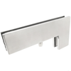 Primematik - Pernio Y Bisagra L-fija Superior De Aluminio Para Puerta De Cristal Para Cierrapuertas De Suelo Lk08300