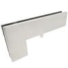 Primematik - Pernio Y Bisagra L-fija Superior De Aluminio Para Puerta De Cristal Para Cierrapuertas De Suelo Lk08300