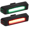 Primematik - Faro De Bicicleta Led De Color Rojo Blanco Y Verde De 150lumen. Luz Recargable Por Usb Ll03500