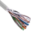 Bematik - Bobina De Cable De Red Ethernet Cat. 5e Ftp De 100 M Flexible De Color Gris Lm01300