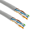 Bematik - Bobina De Cable De Red Ethernet Cat. 6 Utp De 100 M Flexible De Color Gris Lm06300