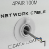 Bematik - Bobina De Cable De Red Ethernet Cat. 6 Utp De 100 M Flexible De Color Gris Lm06300