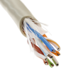 Bematik - Bobina De Cable De Red Lan Utp Categoría Cat.6 24awg Cca Rígido Gris 100 M Ln05500