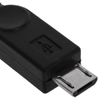 Bematik - Cable Otg Microusb Con Alimentación Para Smartphones Y Tablets Mh02500