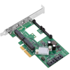 Bematik - Tarjeta Pcie Pciexpress A Sata3 Sataiii De 2 Puertos Sata + 2 Puertos Msata Ms00200