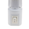 Bematik - Luz Led Nocturna Con Interruptor 1w Tipo Enchufe 230vac Transparente Nb02300