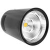 Bematik - Foco Led De Superficie Lámpara Cob 5w 220vac 3000k Negra 75mm Ne01200