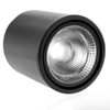 Bematik - Foco Led De Superficie Lámpara Cob 5w 220vac 6000k Negra 90mm Ne03300