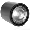 Bematik - Foco Led De Superficie Lámpara Cob 12w 220vac 3000k Negra 115mm Ne03600