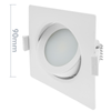 Bematik - Luz Led 90mm Empotrada Cuadrada 7w Blanco Día 6500k Ng05200