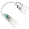 Primematik - Empalme Con Cable Para Led Neón Flex Lnf 4 Pin 26x14mm 20cm Nl05000