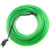 Bematik - Cable Electroluminiscente Verde Suave De 2.3mm En Bobina 5m Con Pilas Nw00400