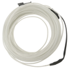 Bematik - Cable Electroluminiscente Blanco-azul De 2.3mm En Bobina 10m Conectada A 220vac Nw02300