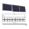 Bematik - Soporte Tv Videowall Horizontal A Pared De 86cm Os05300