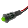 Bematik - Luz Led Piloto De 8mm 12vdc De Color Verde Qw01300