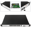 Bematik - Conmutador Poe Switch 10/100 Mbps Ieee802.3af Ieee802.3at Web Para Rack 19"  Con 24 Poe + 2 Sfp Ra07500