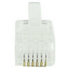 Bematik - Conector Telefónico Rj12 Macho 6p6c Para Crimpar En Paquete De 25 Unidades Rh02800