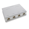 Bematik - Caja De Superficie De 4 Rj45 Cat.5e Utp Ri03300