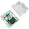 Bematik - Caja De Superficie De 1 Rj45 Cat.6 Utp Ri04100